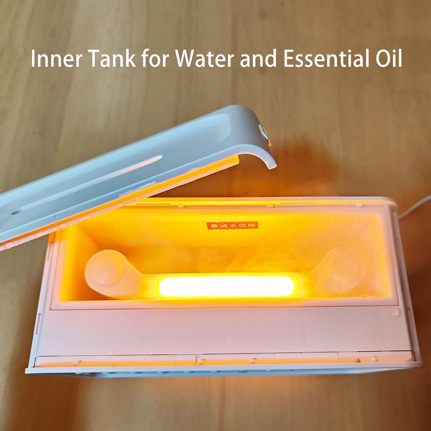 AetherMist™ 3-in-1 Flame Diffuser + White Noise Humidifier.